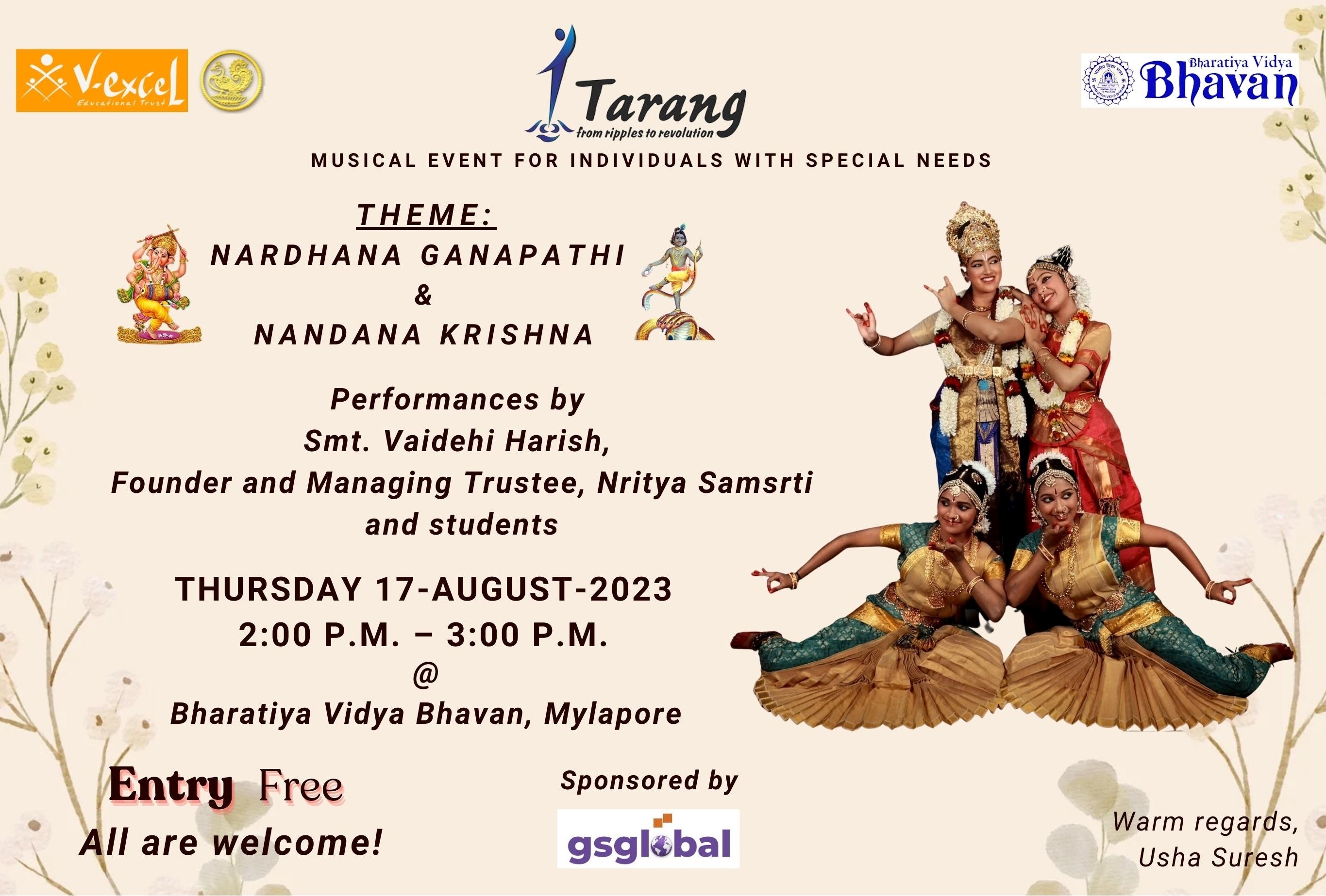 Theme: Nardhana Ganapathi & Nandana Krishna