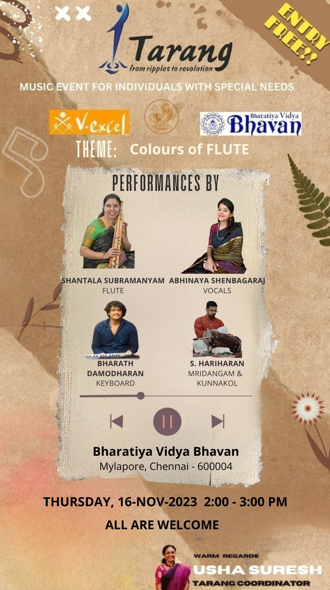 Theme: Colors of Flute