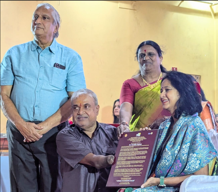 Lifetime Contribution Award to Dr. Vasudha Prakash